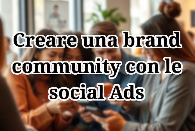 Come creare una brand community con le social Ads