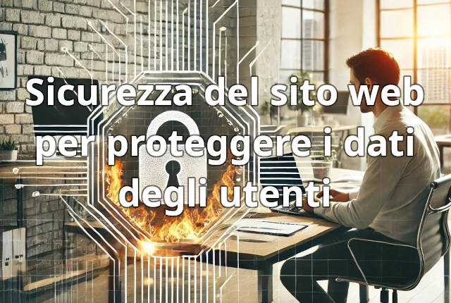 Sicurezza del sito web per proteggere i dati degli utenti