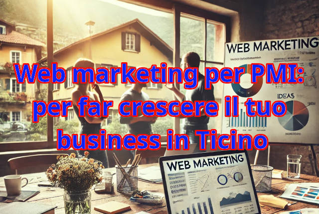 Web marketing per PMI: per far crescere il tuo business in Ticino