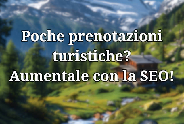 SEO prenotazioni turistiche