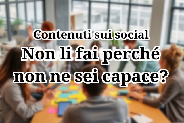Scopri come creare contenuti coinvolgenti per i social