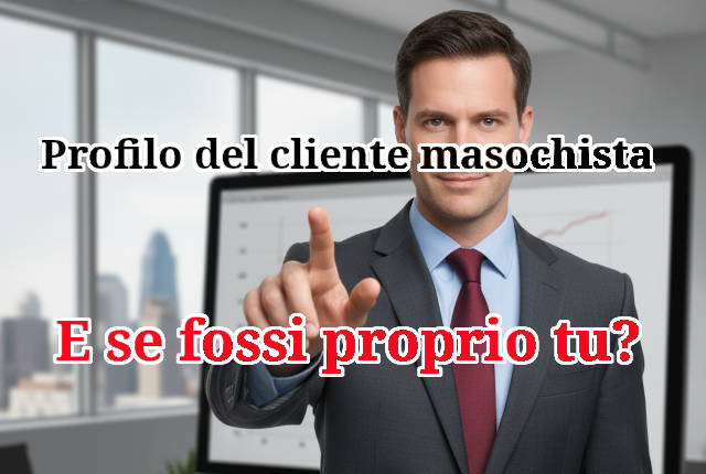 Il profilo del cliente masochista: potresti essere tu!